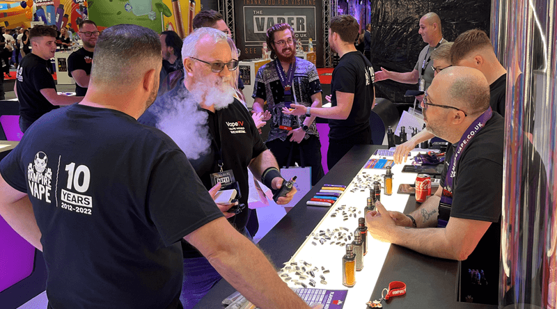 Vampire Vape Vapouround Expo Customers in Birmingham