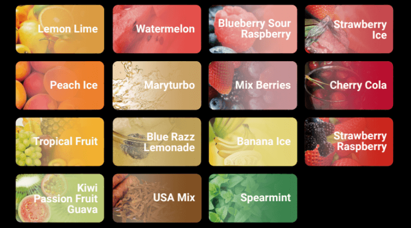 Lost Mary Flavour Profiles 