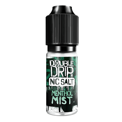 10ml bottle of Double Drip Menthol Mist flavour nic salts