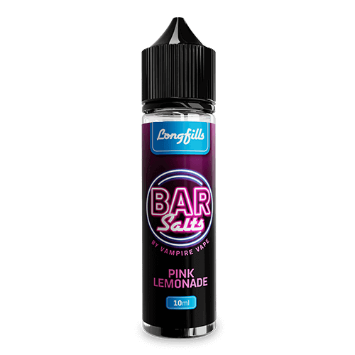 60ml bottle of Bar Salts Pink Lemonade flavour longfill e-liquid