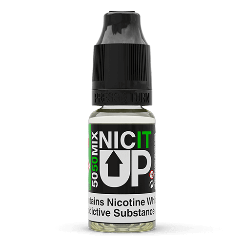 10ml bottle of NICIT UP 50/50 mix nicotine shot