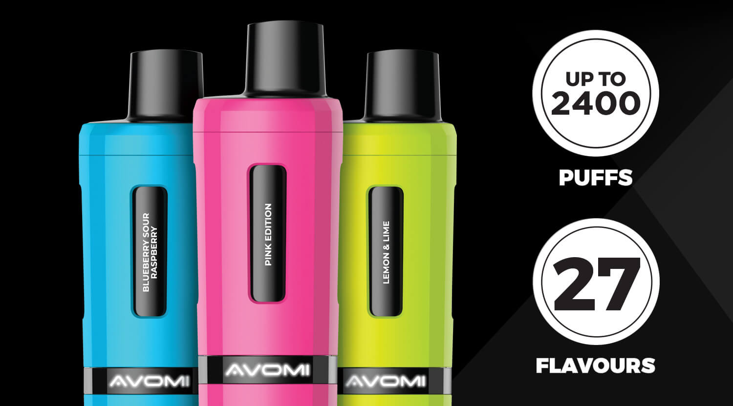 Avomi FLIQ - 2400 puffs - 27 flavours