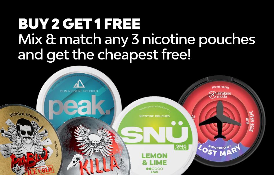 Nicotine Pouches Buy 2 get 1 free