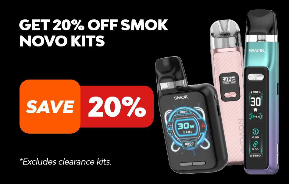 20% off Smok Novo Kits