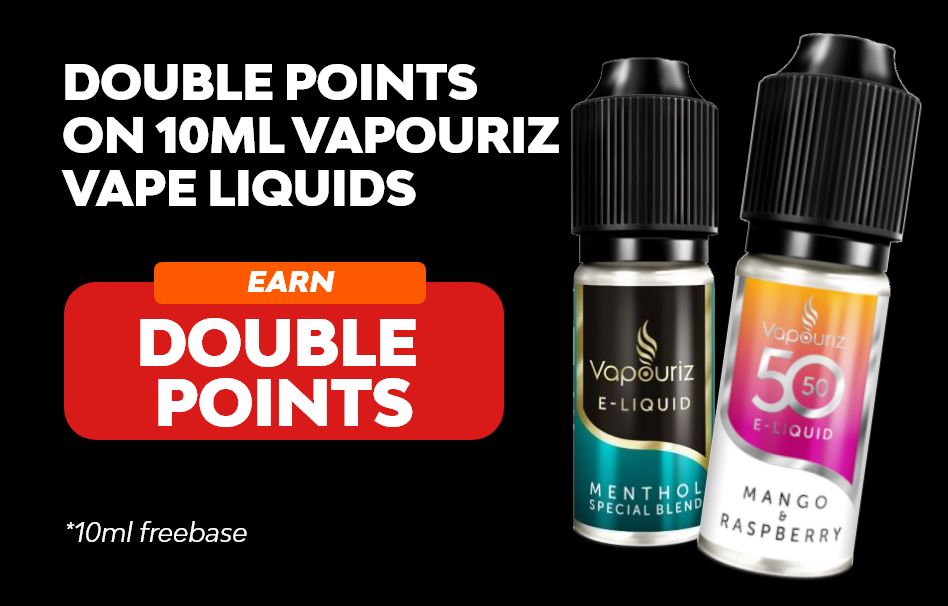 Double Points on Vapouriz 10ml