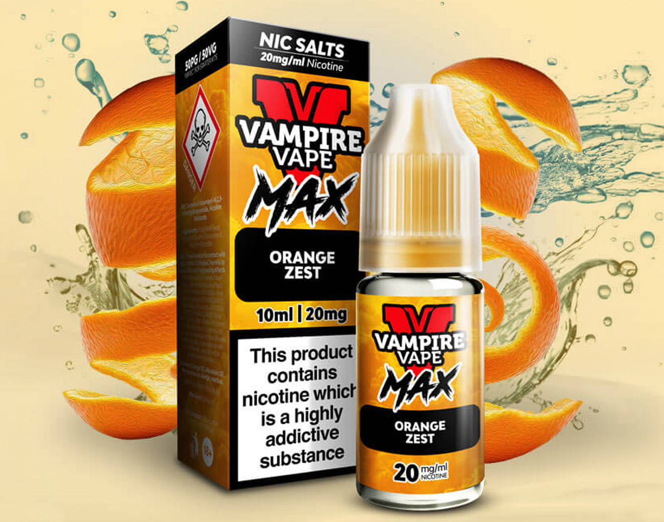 Vampire Vape Max Nic Salts Orange Zest