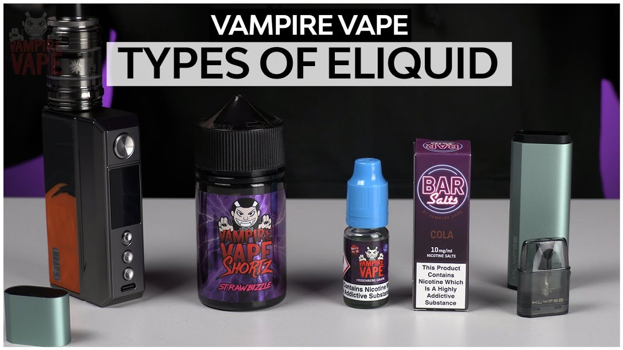 Understanding the different types of e-liquid