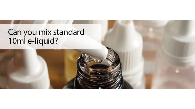 Can you mix standard 10ml liquid?