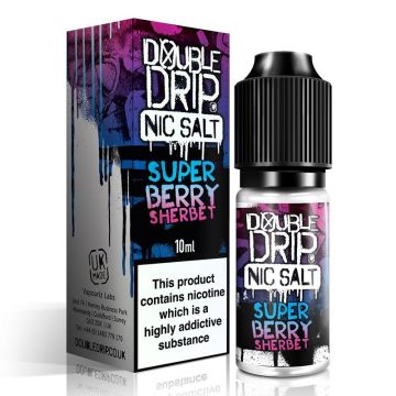 Double Drip Nic Salts - Super Berry Sherbet - 10ml