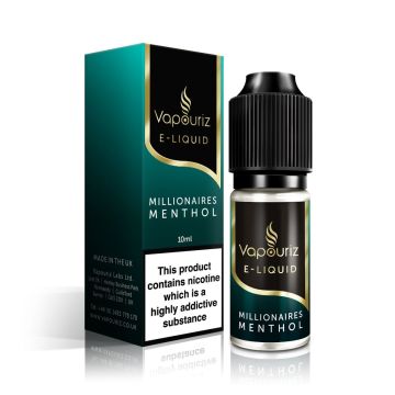 Vapouriz E-Liquid - Millionaires Menthol - 10ml